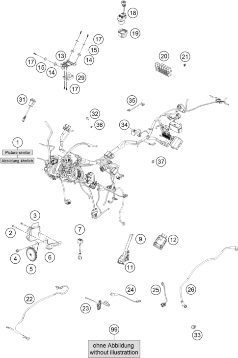 Výkres: 1110 KABELOVÝ SVAZEK