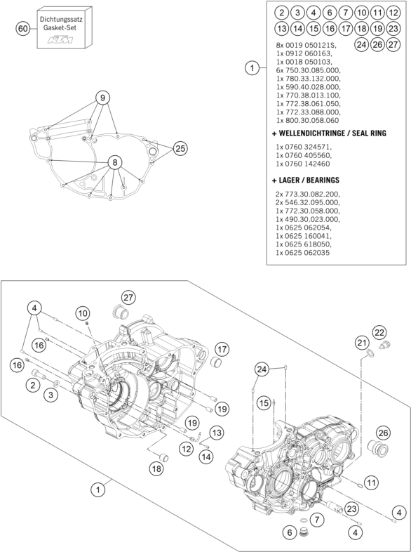 Výkres: 3010 SKŘÍŇ MOTORU