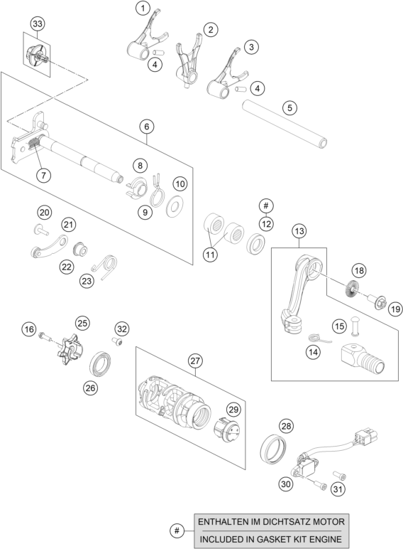 Výkres: 3410 MECHANISMUS ŘAZENÍ