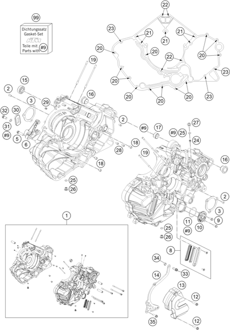 Výkres: 3010 SKŘÍŇ MOTORU