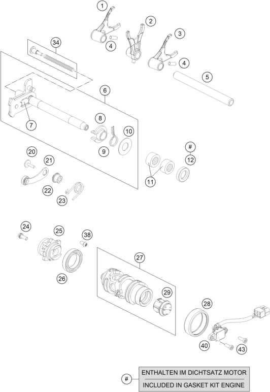 Výkres: 3410 MECHANISMUS ŘAZENÍ