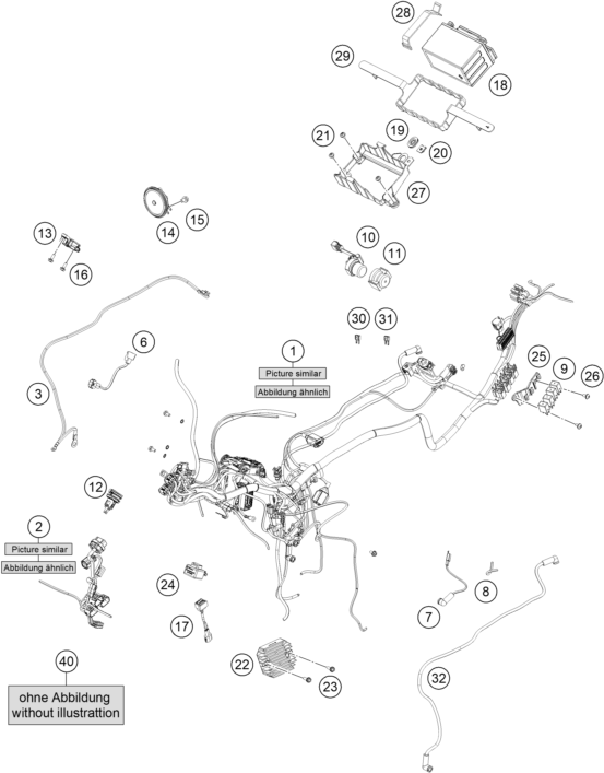 Výkres: 1110 KABELOVÝ SVAZEK
