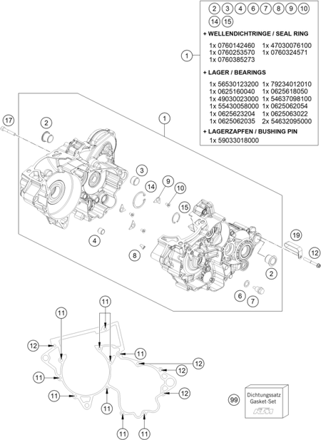 Výkres: 3010 SKŘÍŇ MOTORU