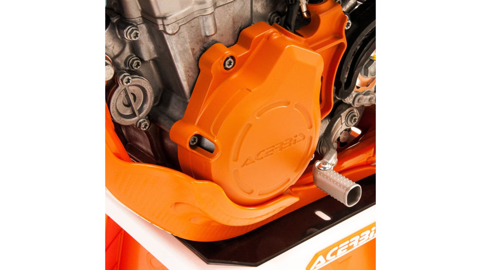 Kryt víka spojky, zapalování a vodní pumpy ACERBIS pro KTM, HUSQVARNA, GAS GAS oranž 2016