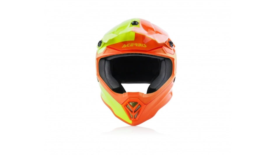 Acerbis kšilt přilby junior Steel (obj.kód 0023425) fluo žlutá/fluo oranž