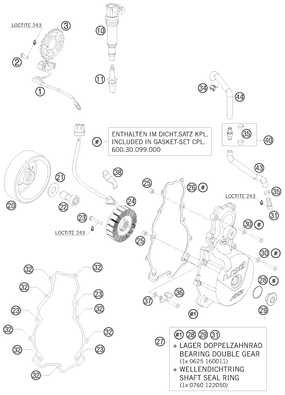 Výkres: 3910 ZAPALOVACÍ SOUSTAVA