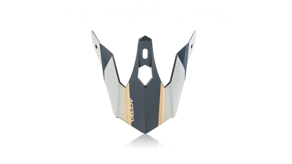 Acerbis kšilt přilby junior Steel (obj.kód 0023425) šedá/zlatá