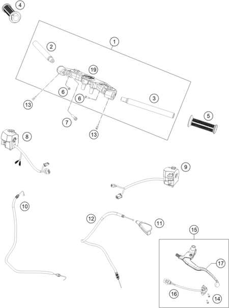 Výkres: 0210 ŘIDÍTKA, OVLÁDACÍ PRVKY