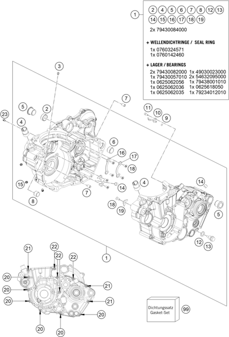 Výkres: 3010 SKŘÍŇ MOTORU