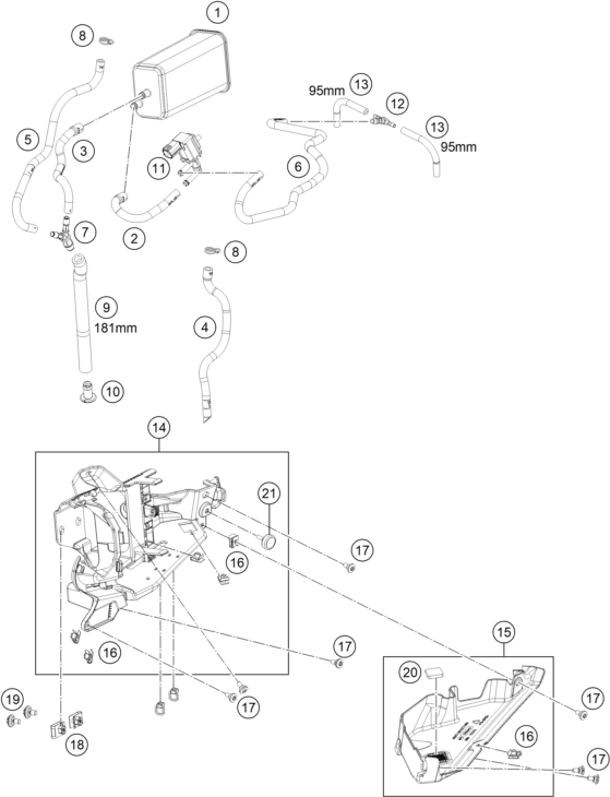 Výkres: 1510 NÁDOBA ZACHYCOVAČE PAR PALIVA