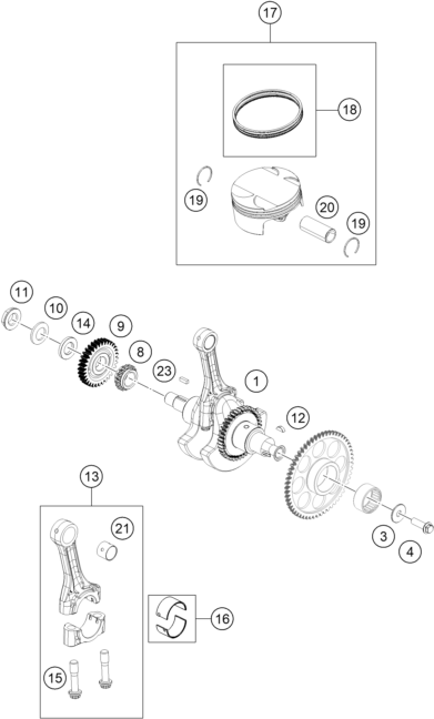 Výkres: 3060 KLIKOVÁ HŘÍDEL, PÍST