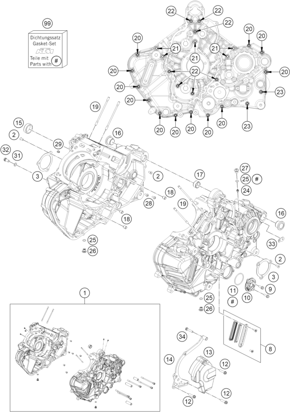Výkres: 3010 SKŘÍŇ MOTORU