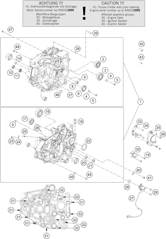 Výkres: 3010 SKŘÍŇ MOTORU