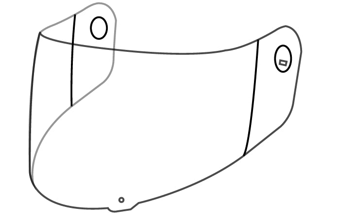 ST 501 VISOR CLEAR — KTM 3PW200031500