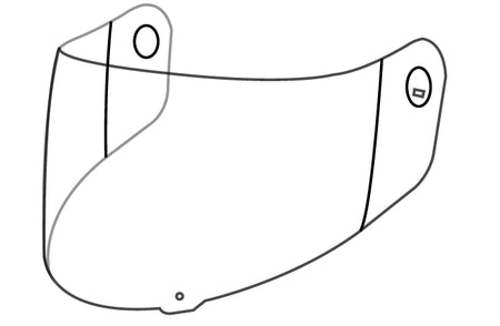 ST 501 VISOR CLEAR — KTM 3PW200031500