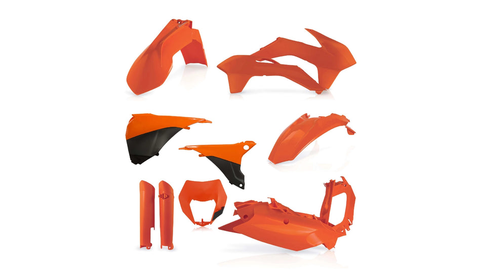Sada plastů ACERBIS pro KTM EXC 14-15, EXCF 14-15 oranž