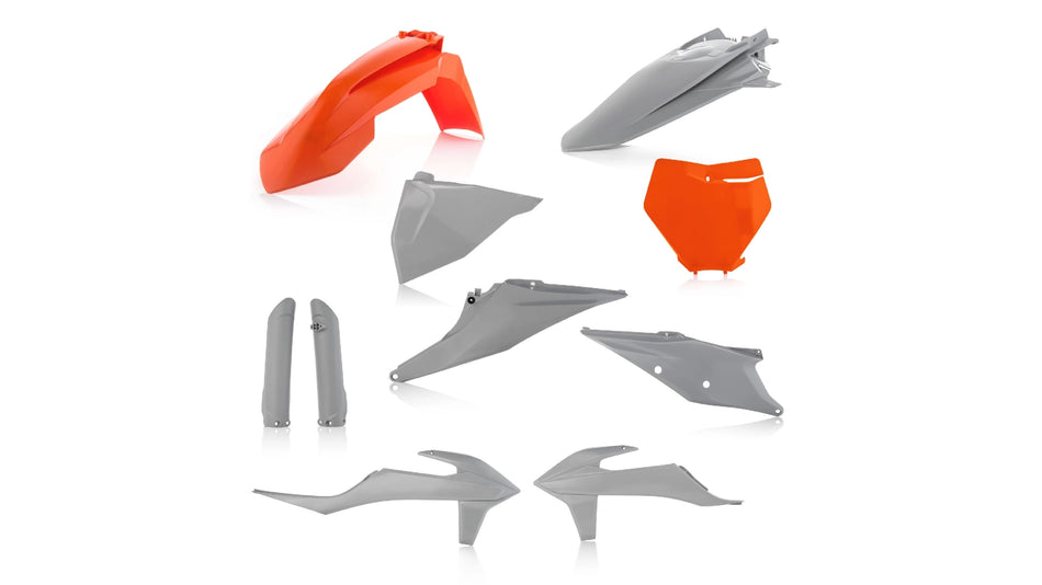 Sada plastů ACERBIS pro KTM SX 19-22, SXF 19-22 šedá/oranž