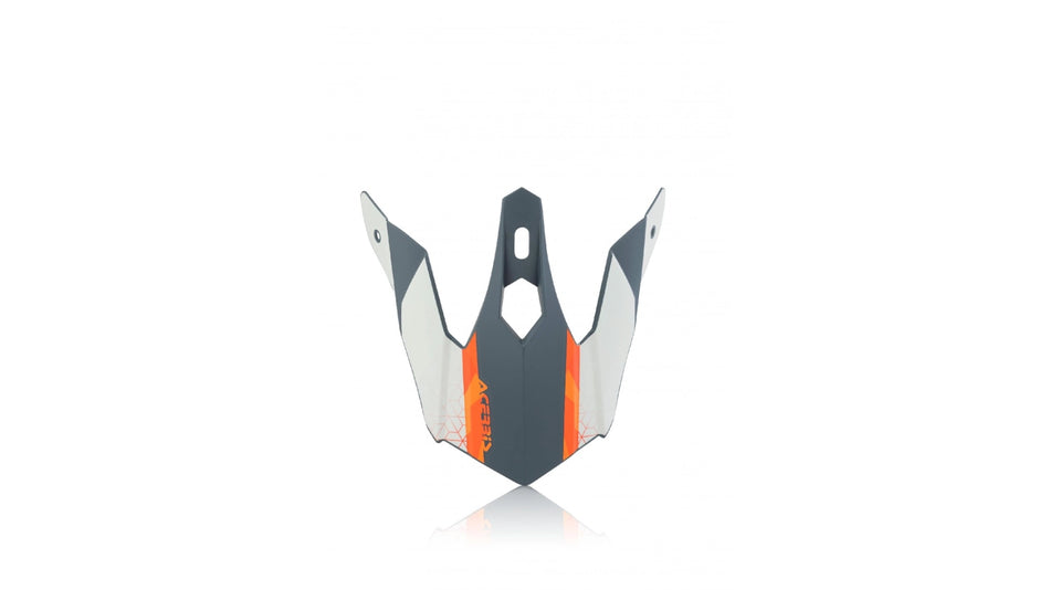 Acerbis kšilt přilby junior Steel (obj.kód 0023425) oranž/šedá