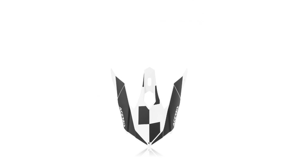 Acerbis kšilt přilby junior Steel (obj.kód 0023425) bílá/černá