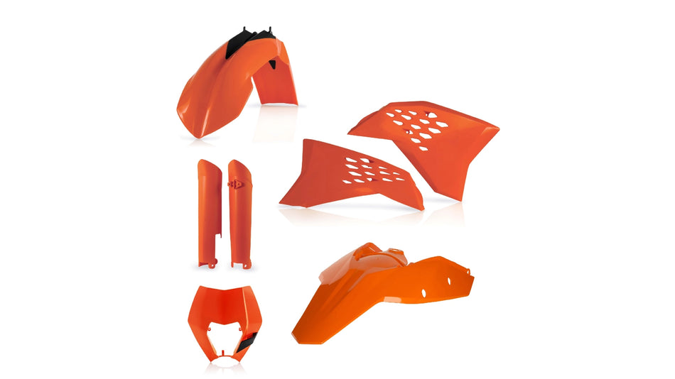 Sada plastů ACERBIS pro KTM EXC 08-11, EXCF 08-11 oranž