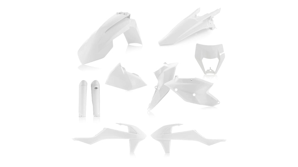 Sada plastů ACERBIS pro KTM EXC/EXC-F 17/19 bílý bílá