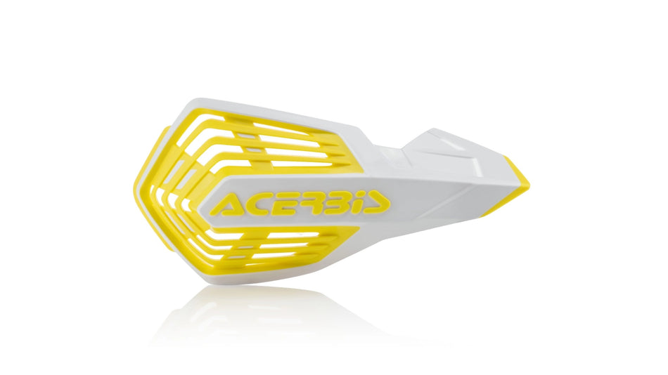 Chrániče páček Acerbis X-FUTURE VENTED bílá/žlutá