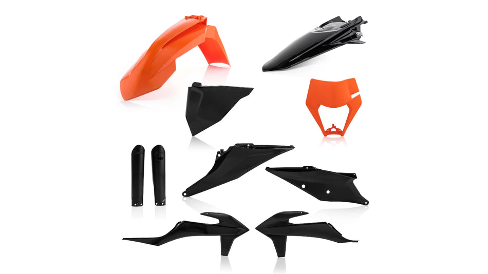 Sada plastů ACERBIS pro KTM EXC 20-23, EXCF 20-23 oranž/černá