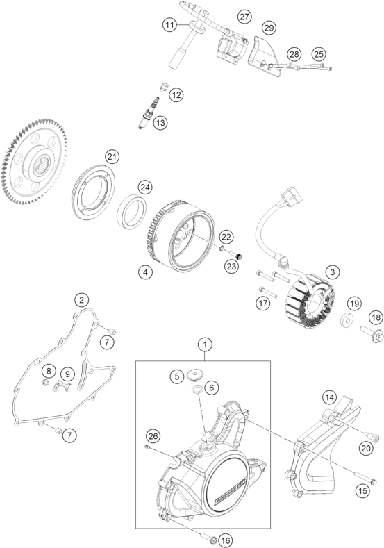 Výkres: 3910 ZAPALOVACÍ SOUSTAVA