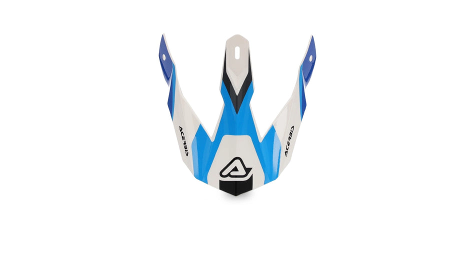 Náhradní kšilt k přilbě Acerbis Linear bílá/modrá