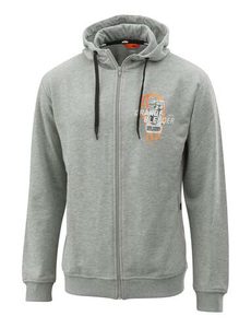 Mikina KTM Orange Fluids na zip