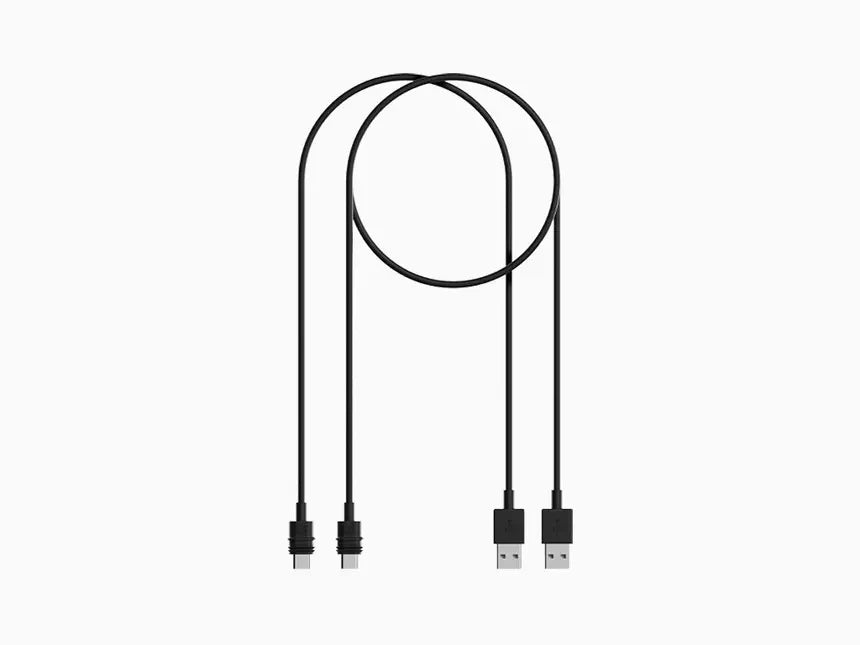 Vodotěsné kabely USB-A - USB-C pro indukční nabíjecí hlavice Quad Lock®
