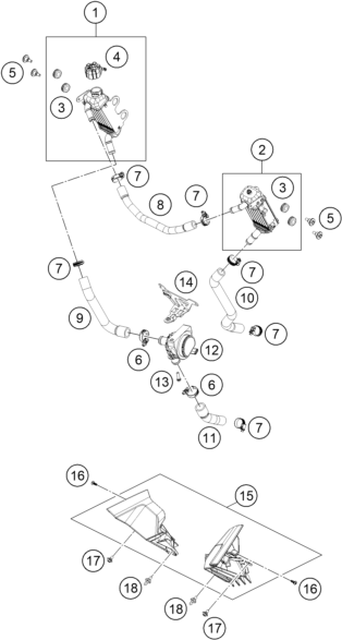 Výkres: 3530 CHLADICÍ SOUSTAVA
