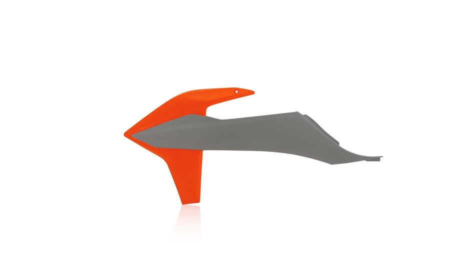 Spoilery Acerbis pro KTM SX/SXF 19/22, EXC/EXCF 20/23 šedá/ oranž šedá/oranž