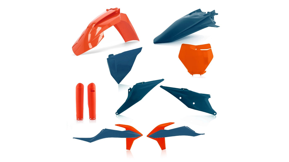 Sada plastů ACERBIS pro KTM SX 19-22, SXF 19-22 oranž/modrá