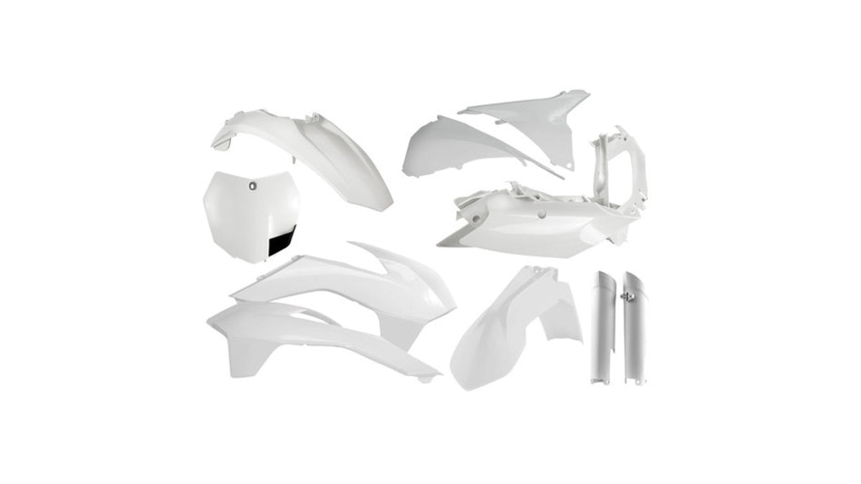 Sada plastů ACERBIS pro KTM SX 13-14, SXF 13-14 bílá