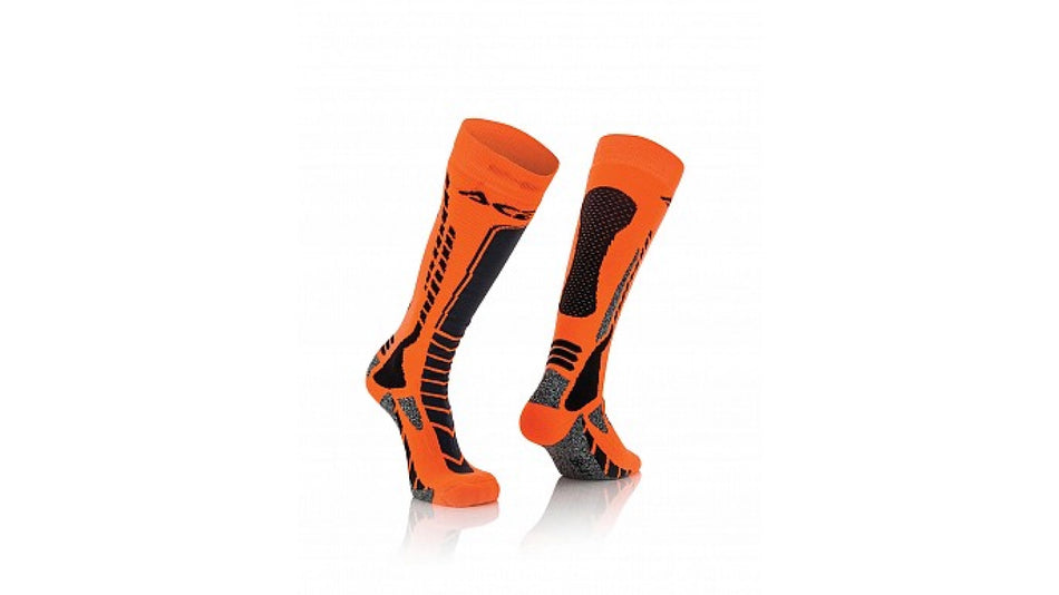 Podkolenky Acerbis MX-PRO černá/fluo oranž