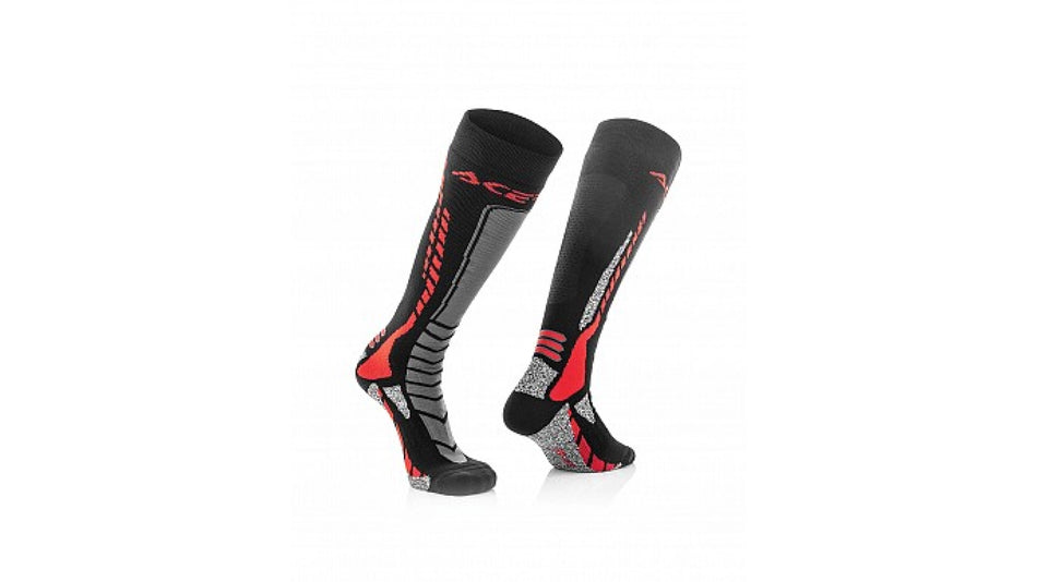 Podkolenky Acerbis MX-PRO černá/červená