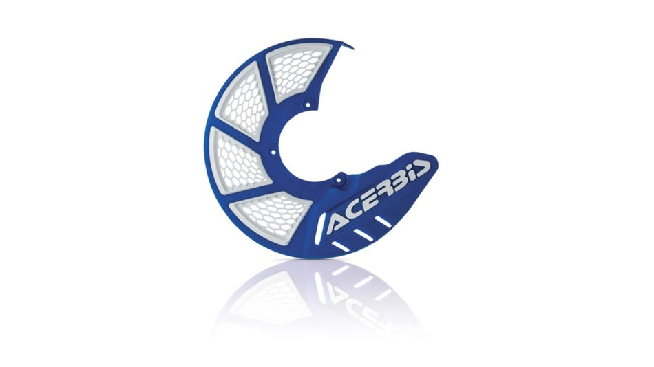 Kryt předního kotouče ACERBIS X Brake2,0 pro KTM SX85/TC 85 průměr max 245 mm modrá/bílá