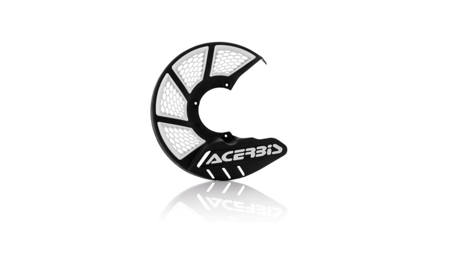 Kryt předního kotouče ACERBIS X Brake2,0 pro KTM SX85/HQ TC 85/GAS MC85 průměr max 245 mm černá/bílá