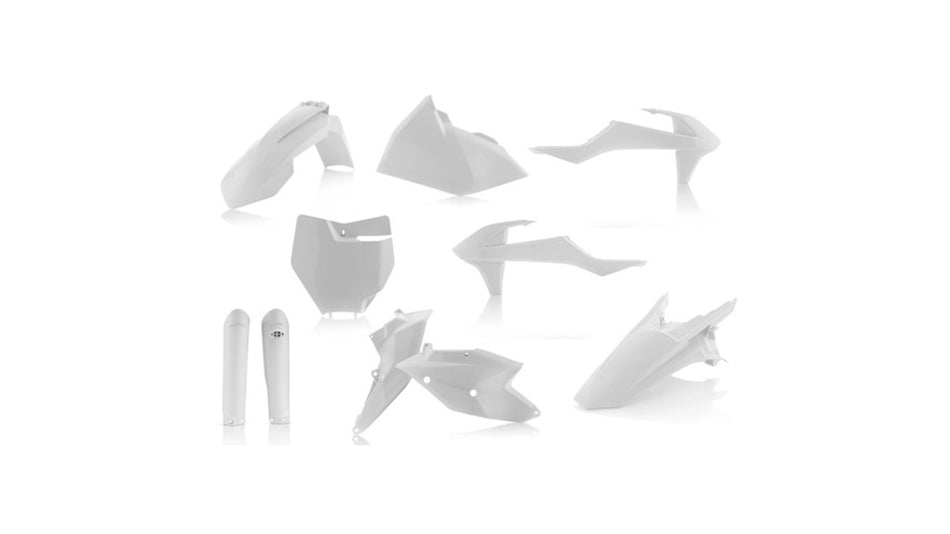 Sada plastů ACERBIS pro KTM SX 16-18, SXF16-18, SX 250 2T 17-18 bílá