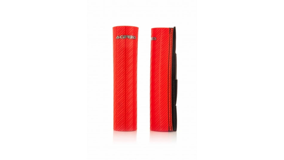 Chrániče horních vidlic Acerbis pasuje na průměr 43/48 mm červená