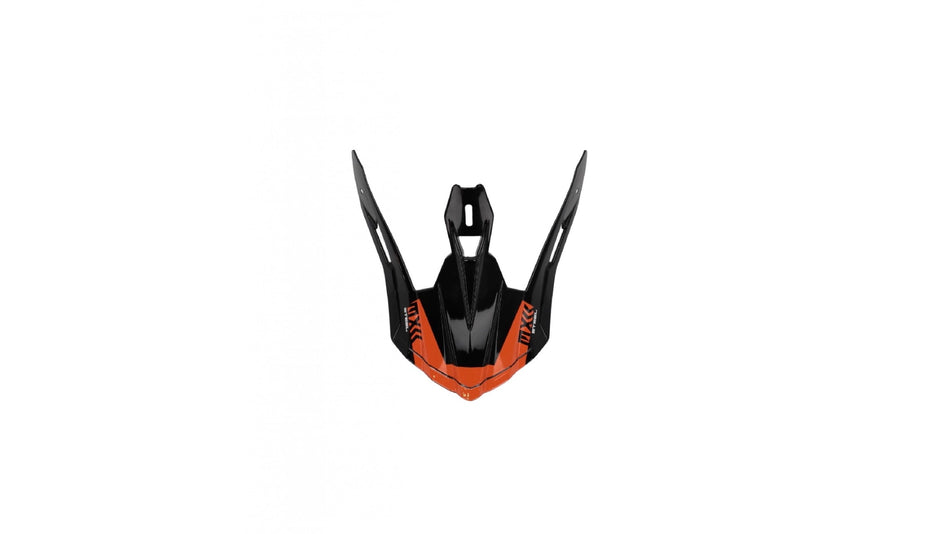 Kšilt k přilbě Acerbis X-PRO VTR/STEEL CARBON bílá/oranž
