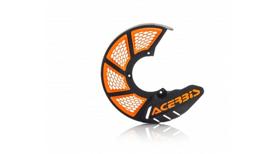 Kryt předního kotouče ACERBIS X Brake2,0 pro KTM SX85/TC 85 průměr max 245 mm černá/oranž
