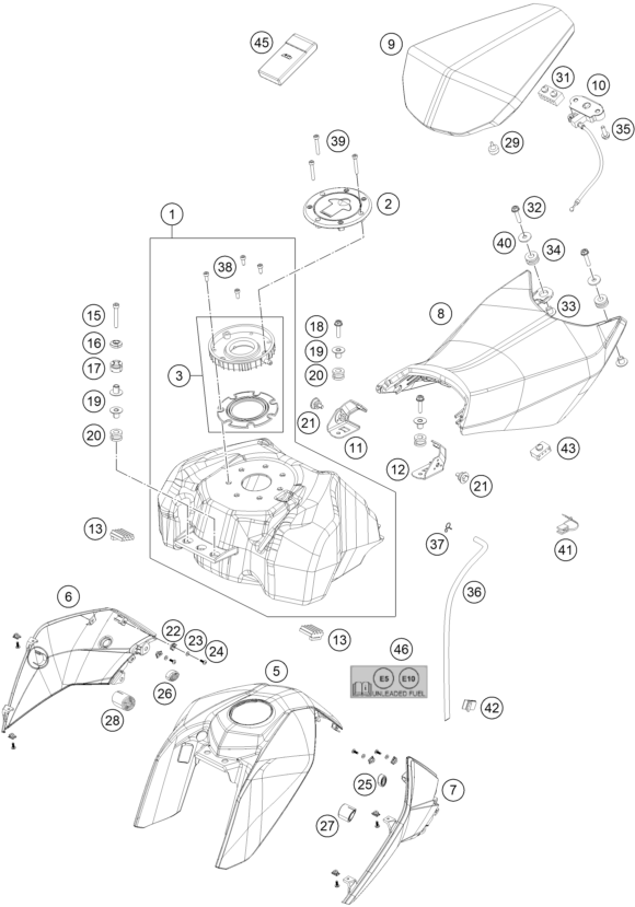 Výkres: 0710 NÁDRŽ, SEDLO