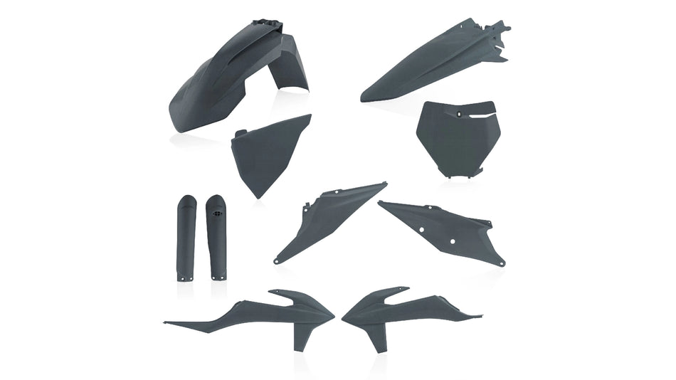 Sada plastů ACERBIS pro KTM SX 19-22, SXF 19-22 šedá metallic