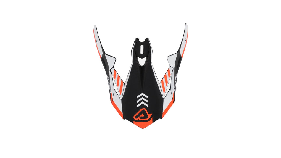 Kšilt přilby Acerbis TRACK 22-06, TRACK 22-06 MIPS černá/fluo oranž