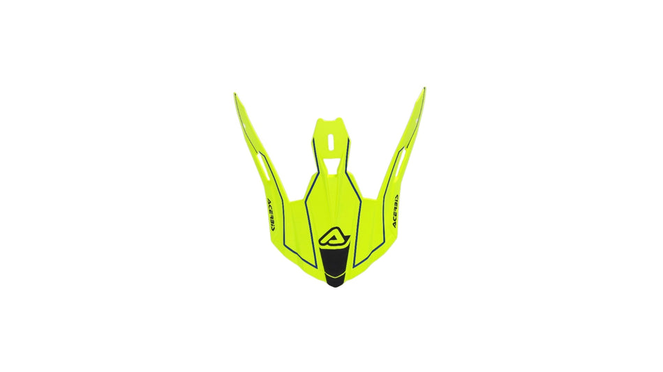 Kšilt přilby Acerbis CARBON 22-06 černá/fluo žlutá