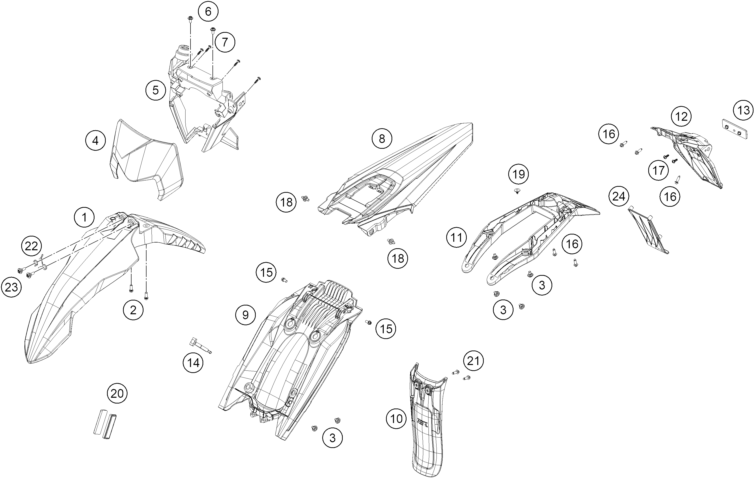 Výkres: 0810 MASKA, BLATNÍKY