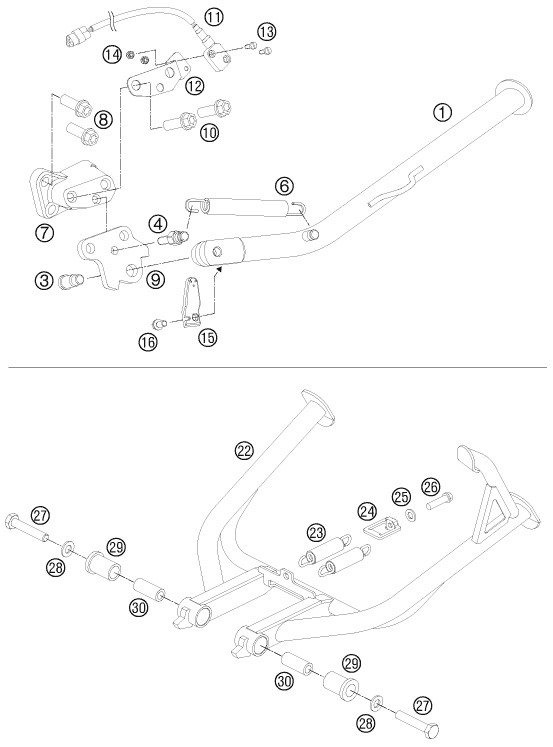 Výkres: 0360 BOČNÍ / STŘEDOVÝ STOJAN