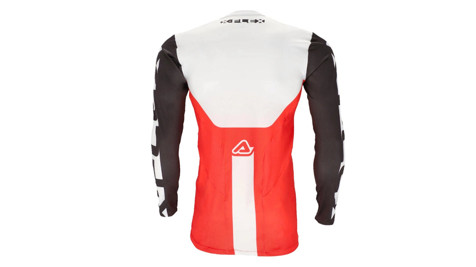 Dres Acerbis MX J-WINDY ONE VENTED červená/bílá (vel. S)